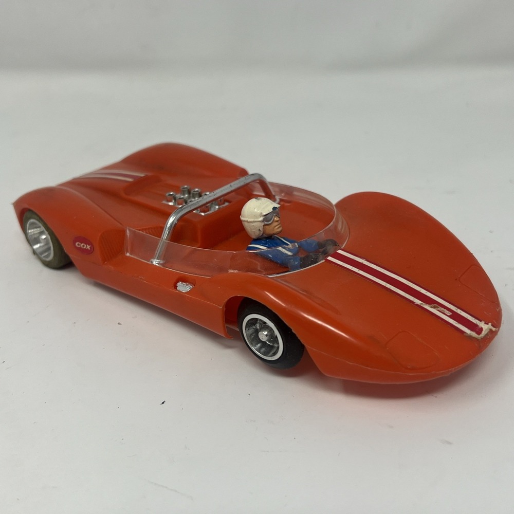1960s Cox La Cucaracha 1/24th Slot Car Orange